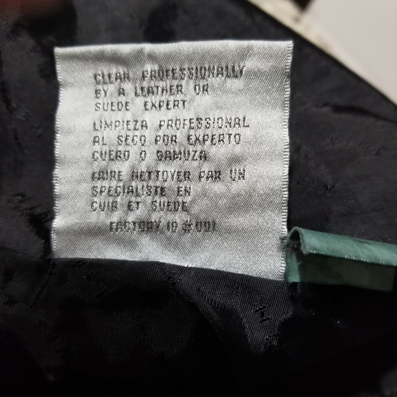 NINE WEST SIZE L, LEATHER JACKET - Picture 5 of 5